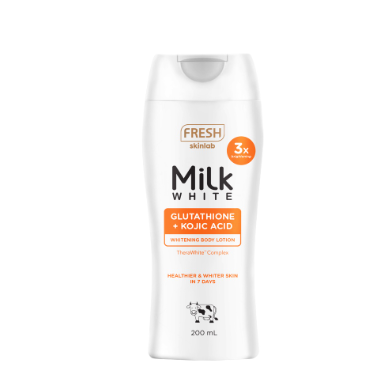 FRESH Skinlab Milk White Glutathione + Kojic Whitening Body Lotion 200ML