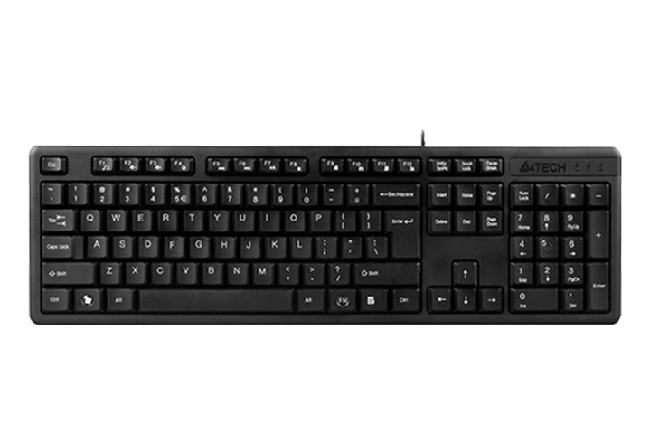 A4Tech KK-3 Wired Keyboard Black USB
