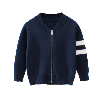 New Korean style Children Cardigan Outerwear Boys Girls Autumn Coat Kids Fashion Zipper Clothing