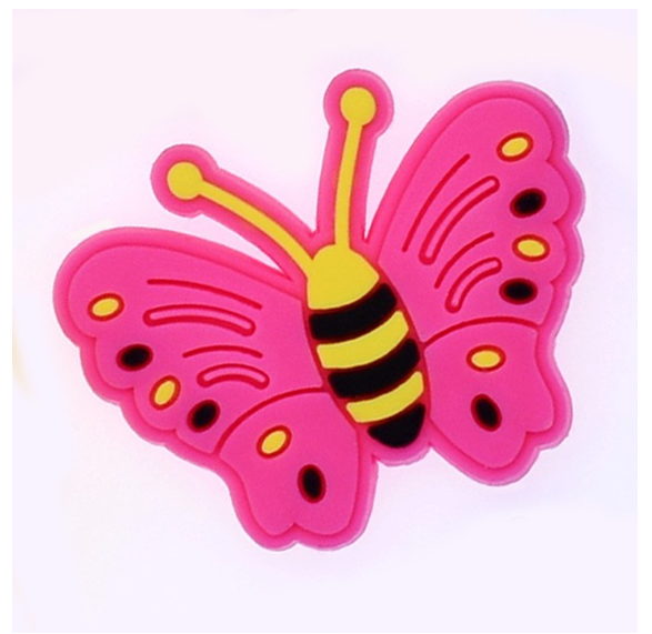 Cartoon Butterflies jibbits croc Pins for Shoes Decoration High Quality S1