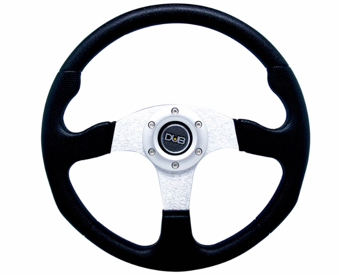 Dub Steering Wheel #28 (Silver) Steering Wheels & Accessories