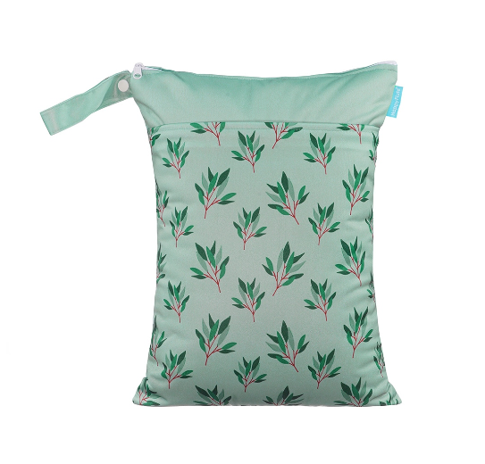 Happyflute Wetbag For Baby Diapers Nappies Waterproof Reusable Diaper Bag With Two Zipper D14