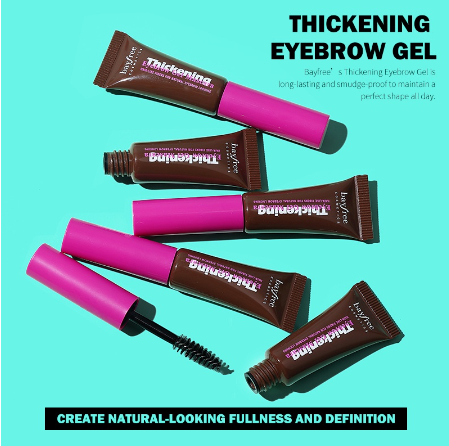 Bayfree Eyebrow Gel With Brush Brow Tinted Dye Waterproof & Long-lasting Brow Makeup 4 Colors