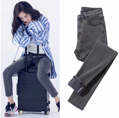 High Quality Denim Pants Stretchable Skinny Jeans Fashionable Aswomen Random design