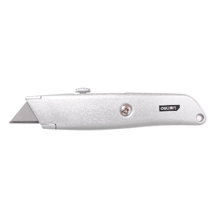 Deli SK5 Heavy Duty Cutter Retractable Cutter Utility Knife Self-Lock Cutter