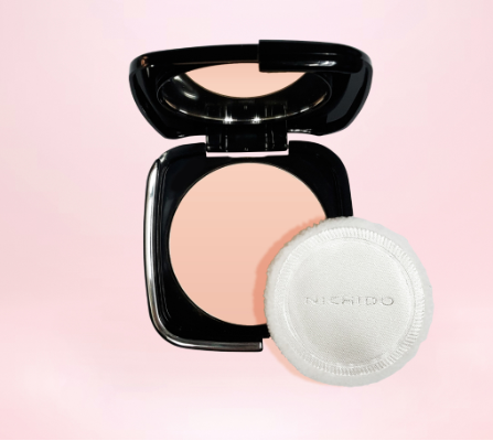 Nichido Flawless Beauty Pressed Powder - Salmon