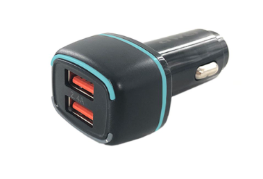 Awei C-827 Car Charger Dual USB 2 Port Fast Charging 2.4A Output Multi Device Charging Chargers