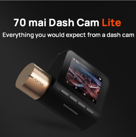 70 mai Dash Cam Lite Mid Drive D08 1080 Full HD WRD Technology App Control