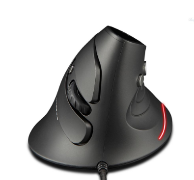 Ready in stock ZELOTES T-30 Wired Optical Mouse Vertical Mouse USB Wired Gaming Mouse 6 Keys Ergonomic Mice with 4 Adjustable DPI for PC Laptop