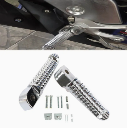 Universal Footpegs Foot Pegs Foot Pedal Rest For Honda Yamaha Motorcycle