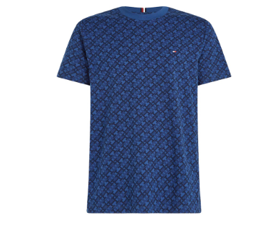 Tommy Hilfiger Men's All-Over Monogram Print Tee