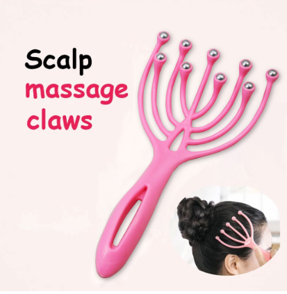9 Claws Head Massager Streamlined Ball Body Relaxation Scalp Massage