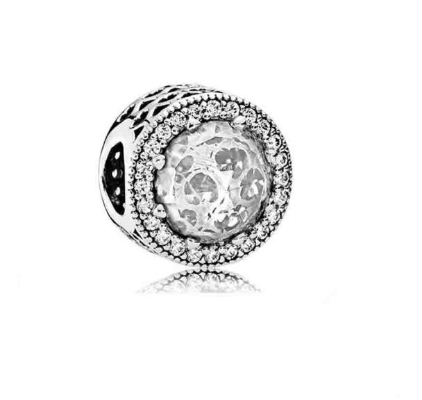 Clover Sea Turtle Cherry Charms 925 Silver Bracelet Accessories Lovers Diamond Inlaid Beads 0017