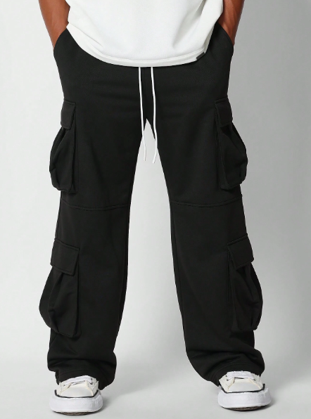 SUMWON Loose Fit Baggy Heavyweight Cargo Jogger