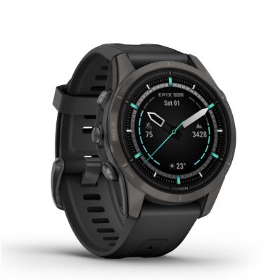 Garmin Epix Pro Gen 2 Sapphire, 42mm, GPS, Outdoor Fitness Smartwatch with Silicone Band