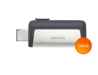 Sandisk Ultra 64Gb OTG Type-C USB 3.1 Dual Flash Drive (Sdddc2-064G-G46)
