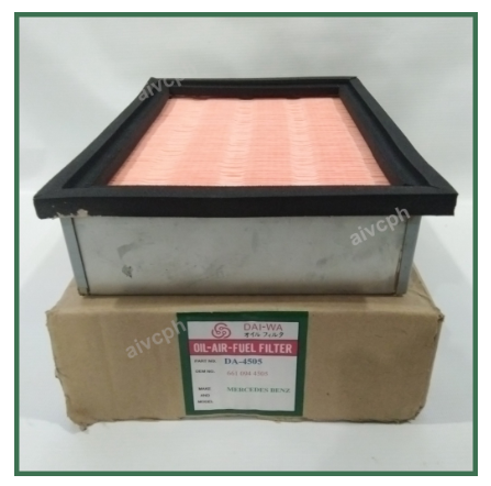 MB100 Air Filter Dai-wa 6610944504 MB 100 Van Ssangyong Istana Mercedes Benz MB100D MB140D 140 Daiwa