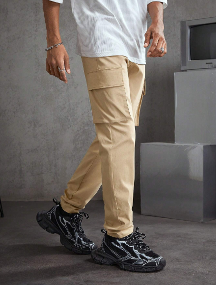 Manfinity EMRG Men's Stretch Woven Cargo Pants