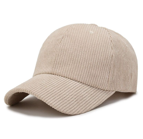 Caps New Curdoroy Plain Baseball Cap w/ Buckle Adjustable Unisex