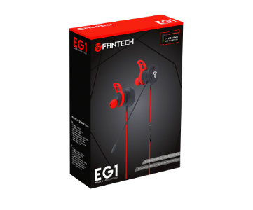 Fantech EG1 In-Ear Gaming Earplugs Headset with Detachable Microphone and Volume Control Headphone