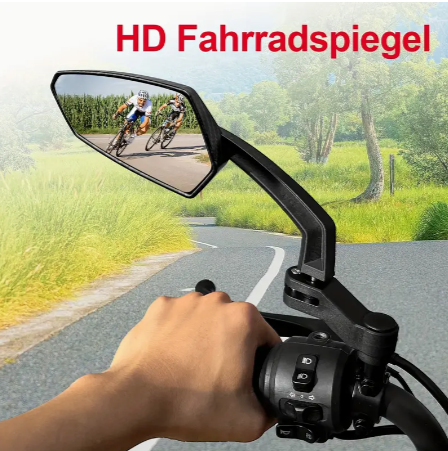 Universal 8MM 10MM Motorcycle/Bike Rearview Mirrors - Adjustable, HD, 360° Rotatable Off-Road Motocross Mirrors for Enhanced Safety and Visibility - Suitable for Bicycles, E-Bikes, Scooters, Snowbikes