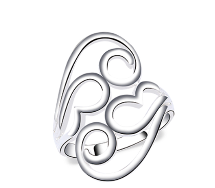 Italy Sterling Silver Japayuki Ladies Ring