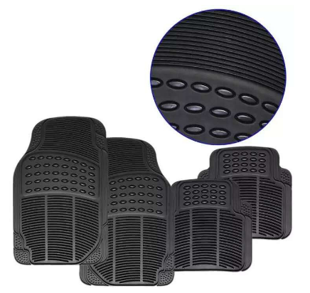 Universal 4 in 1 Car Floor Mat Rubber