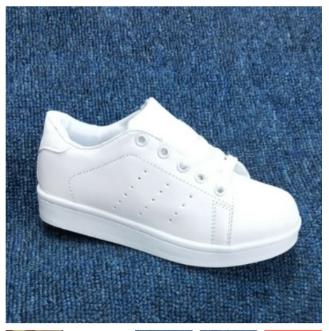 Stan Smith Leather Low Cut Running Sneakers Shoes For Kids