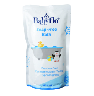 Babyflo Soap-Free Bath 600mL Refill