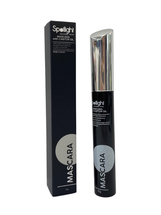 Spotlight Second Skin Mascara With Castor Oil 8G