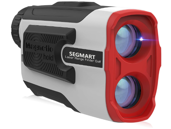 Segmart Golf Rangefinder 7X Magnification Clear View Laser Range Finder, Slope Function, 900 Yards Distance Measuring with High-Precision Flag Pole Locking, Rechargeable Battery and Continuous Scan