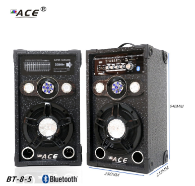 Ace BT 8-5 8" Professional High Power Sub-woofer Power Speaker Amplifier