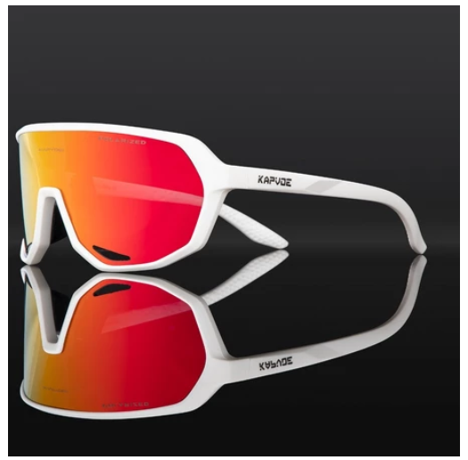 Kapvoe Cycling Glasses Outdoor Sports Shade Goggles UV400 Bicycle Bike Sunglasses Fashion Polarized Glasses KG29