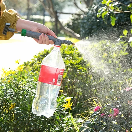 Air Pump Manual Sprayer Adjustable Drink Bottle Spray Head Nozzle General Garden Watering Sprayer