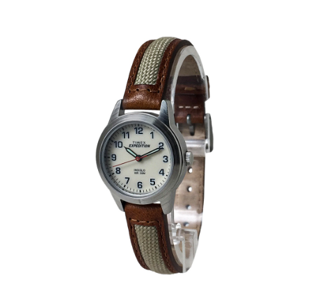 Timex Expedition Field Mini Brown Leather Analog Quartz Watch For Women TW4B11900 OUTDOOR