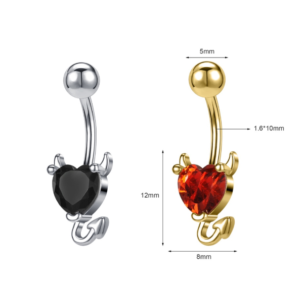 Silver Crystal Navel Rings Stainless Steel Belly Button Rings Gold Anti Allergy Flower Navel Piercings 23