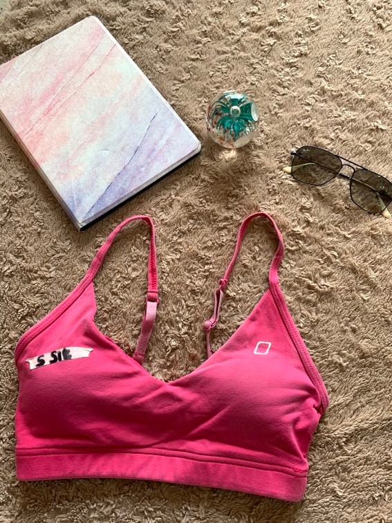 Pink Sports Bra Small
