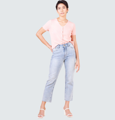 Mantou Minny Straight Leg Jeans