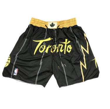 TORONTO RAPTORS JUST DON SHORTS PATCH EMBROIDERY