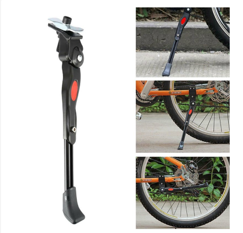 Universal Bike Side Stand Aluminum Adjustable Bicycle Foot Stand Alloy for 26 27.5 29