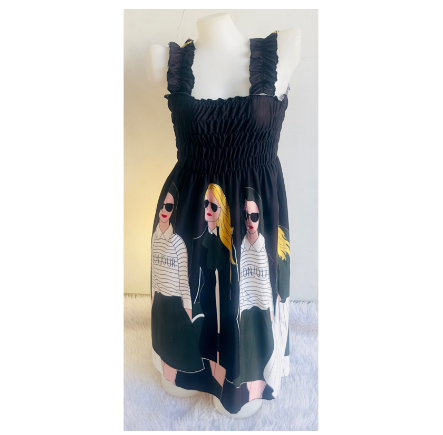 RUFFLES Mini Smocking || Maternity Dress || Summer Dress ||Above the knee up to Medium Size R