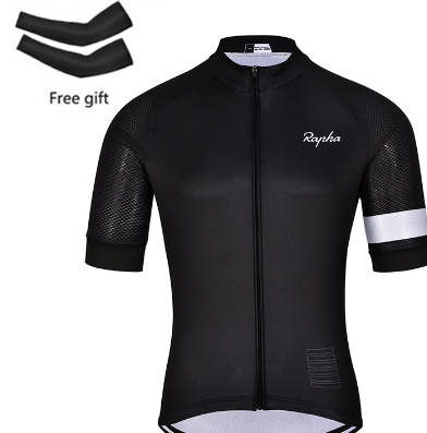 RAPHA Cycling jersey Black cycling jersey bike shirt powerband jersey