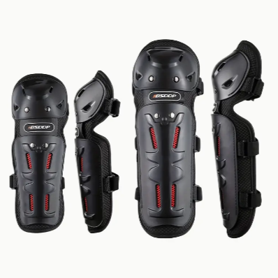4pcs Knee Pads Motorcycle - Motorcycle Elbow Pads, Adjustable Knee Cap Pads Protector, Elbow Armor For Motorcycle Cycling