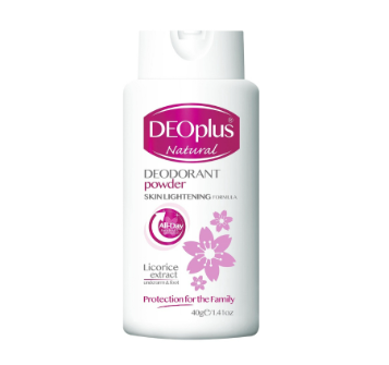 DEOPLUS Deodorant Powder w/ Licorice Extract 40G