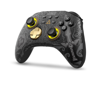 IINE Ares Zelda Wireless Pro Controller with Headset Jack RGB Light for Nintendo Switch