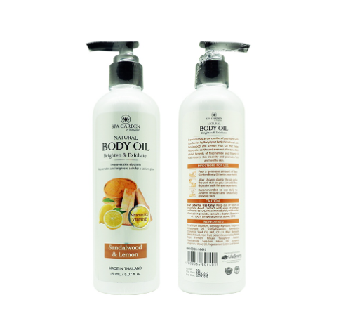 BODYXPERT Spa Garden Body Oil Sandalwood & Lemon 150ML