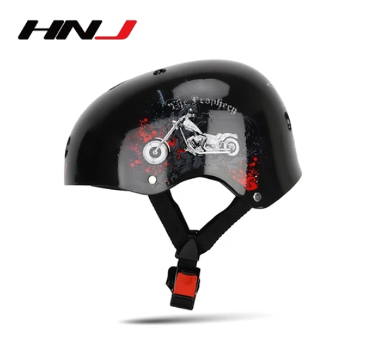 HNJ MOB-AA W-D Motorcycle Bike Nutshell Helmet Open Face Skateboard Helmets HNJ31
