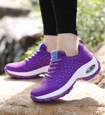 New Korean Shoes For Women Running Rubber Mesh Dance Sports Shuffle Shoes Sneakers For Women