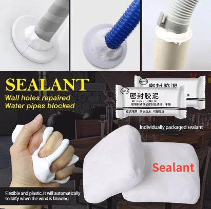 Waterproof Silicon Sealant Wall Hole Adhesive Plasticine Sealant Clay Air Conditioning Hole Repair