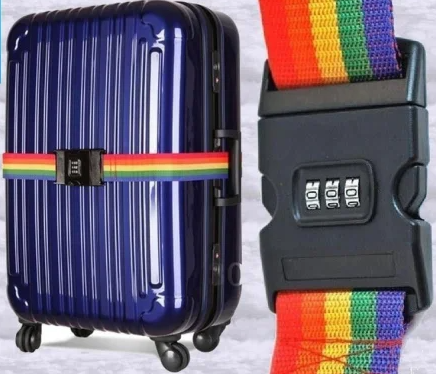 Digital Lock Luggage strap Travel Adjustable Belt Strap Luggage Lock Suitcase Strap